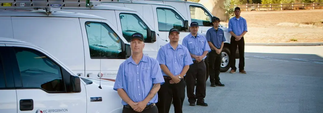 KIC Refrigeration crew ready for Heat Pump Installation jobs across Camp Pendleton South